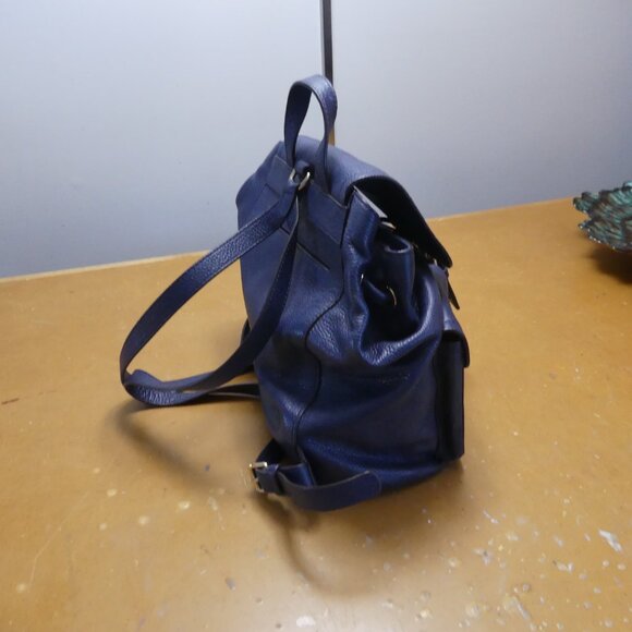 Michael Kors Navy Blue Backpack - Picture 2 of 7